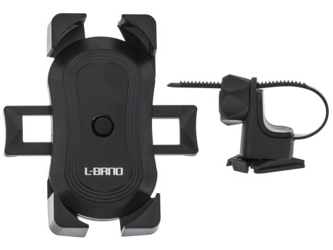 Uchwyt rowerowy motocyklowy na telefon czarny C51 stabilny