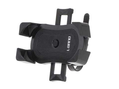 Uchwyt rowerowy motocyklowy na telefon czarny C51 stabilny