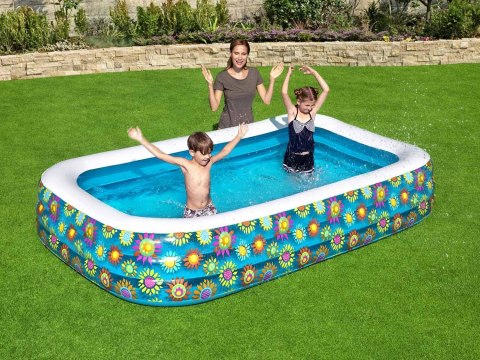 Basen dmuchany dla dzieci 305 x 183 x 56 cm Bestway 54121 Basen dmuchany dla dzieci 305 x 183 x 56 cm Bestway 54121