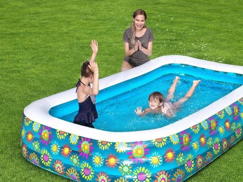 Basen dmuchany dla dzieci 305 x 183 x 56 cm Bestway 54121 Basen dmuchany dla dzieci 305 x 183 x 56 cm Bestway 54121
