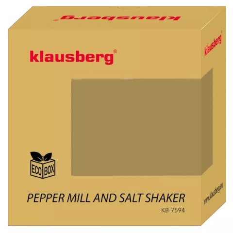 AKACJOWY MŁYNEK DO PIEPRZU + SOLNICZKA KLAUSBERG KB-7594 AKACJOWY MŁYNEK DO PIEPRZU + SOLNICZKA KLAUSBERG KB-7594