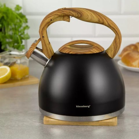 CZAJNIK Z GWIZDKIEM KLAUSBERG 3L KB-7450 CZAJNIK Z GWIZDKIEM KLAUSBERG 3L KB-7450