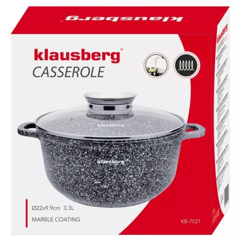 GARNEK MARMURKOWY 3,3L 22cm KLAUSBERG KB-7521 GARNEK MARMURKOWY 3,3L 22cm KLAUSBERG KB-7521