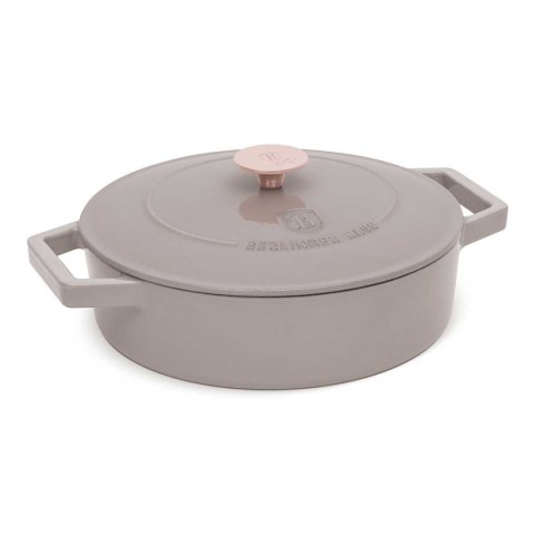 GARNEK ŻELIWNY 26cm PŁASKI BERLINGER HAUS BH-6527 TAUPE GARNEK ŻELIWNY 26cm PŁASKI BERLINGER HAUS BH-6527 TAUPE