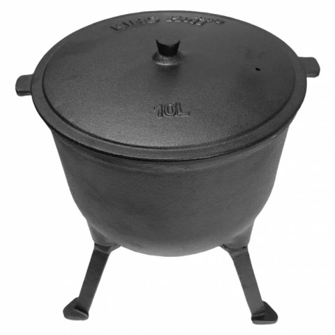 KOCIOŁEK GARNEK MYŚLIWSKI ŻELIWNY 10L KINGHOFF KH-2233 KOCIOŁEK GARNEK MYŚLIWSKI ŻELIWNY 10L KINGHOFF KH-2233
