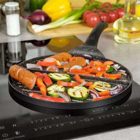 PATELNIA GRANITOWA GRILLOWA KINGHOFF KH-1364 PATELNIA GRANITOWA GRILLOWA KINGHOFF KH-1364