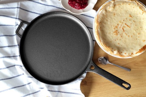 PATELNIA ŻELIWNA 28cm DO NALEŚNIKÓW PIZZY 2660 PATELNIA ŻELIWNA 28cm DO NALEŚNIKÓW PIZZY 2660