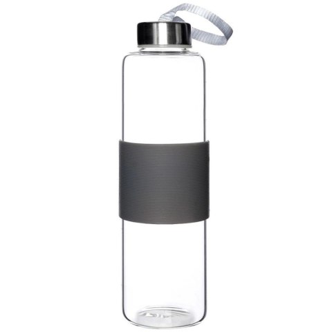 SZKLANA BUTELKA NA WODĘ 600ml 259152-S SZARA SZKLANA BUTELKA NA WODĘ 600ml 259152-S SZARA