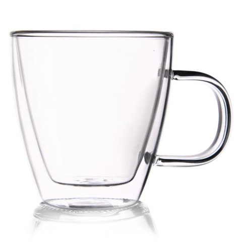 SZKLANKA TERMICZNA 180ml Z PODWÓJNĄ SCIANKĄ DO KAWY