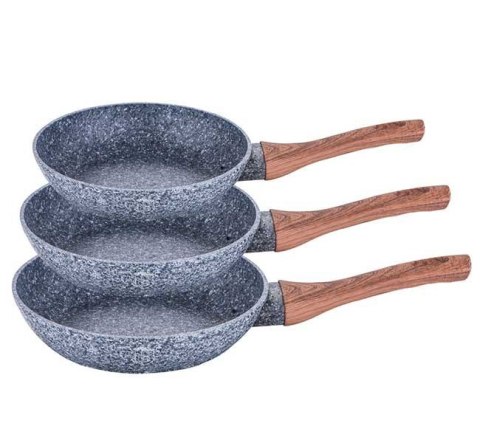 ZESTAW 3 PATELNI GRANITOWYCH BERLINGER HAUS BH-1214 ZESTAW 3 PATELNI GRANITOWYCH BERLINGER HAUS BH-1214