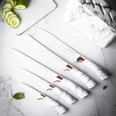 ZESTAW 5 NOŻY KUCHENNYCH W BLOKU KLAUSBERG KB-7769 ZESTAW 5 NOŻY KUCHENNYCH W BLOKU KLAUSBERG KB-7769