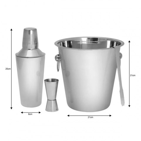 ZESTAW BARMAŃSKI 4 ELEMENY KINGHOFF KH-1244 ZESTAW BARMAŃSKI 4 ELEMENY KINGHOFF KH-1244