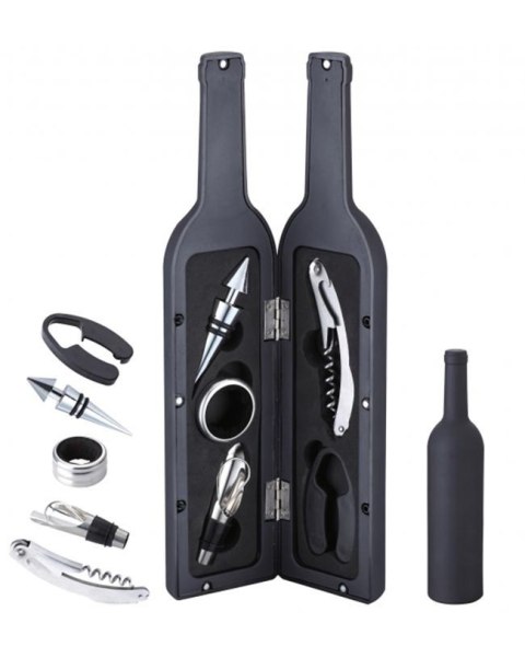 ZESTAW DO WINA W ETUI W FORMIE BUTELKI KINGHOFF KH-1166 ZESTAW DO WINA W ETUI W FORMIE BUTELKI KINGHOFF KH-1166