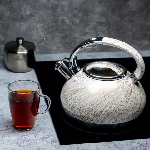 CZAJNIK Z GWIZDKIEM Z LINII GOLD 3,0L KH-1066 CZAJNIK Z GWIZDKIEM Z LINII GOLD 3,0L KH-1066
