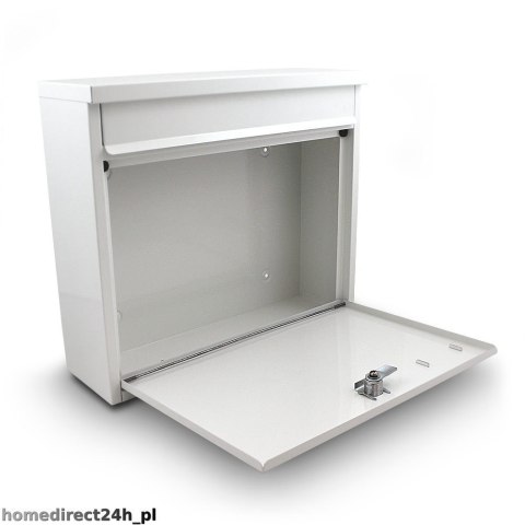 Bia艂a skrzynka na listy metalowa 360x320 mm monta偶 zewn臋trzny Bituxx Bia艂a skrzynka na listy metalowa 360x320 mm monta偶 zewn臋trzny Bituxx