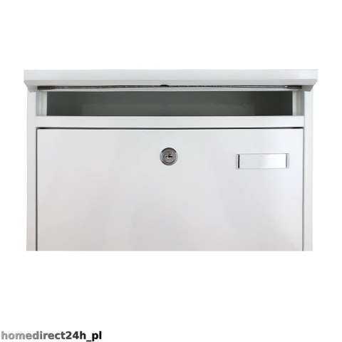 Bia艂a skrzynka na listy metalowa 360x320 mm monta偶 zewn臋trzny Bituxx Bia艂a skrzynka na listy metalowa 360x320 mm monta偶 zewn臋trzny Bituxx