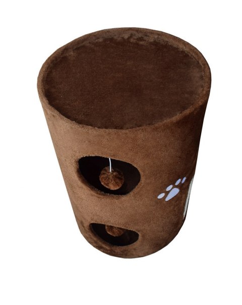 Drapak/Tuba/ Wieża/ Legowisko dla Kota 58cm Brązowy Drapak/Tuba/ Wieża/ Legowisko dla Kota 58cm Brązowy