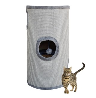 Drapak/Tuba/ Wieża/ Legowisko dla Kota 70cm Siwy