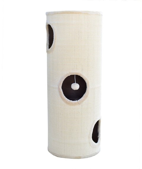 Drapak/Tuba/ Wieża/Legowisko dla Kota 100cm Beżowa Drapak/Tuba/ Wieża/Legowisko dla Kota 100cm Beżowa