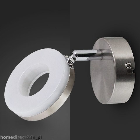 LAMPA ŚCIENNA LED RING 5W STAL NIERDZEWNA NOWOCZESNY DESIGN KLASA A+ LAMPA ŚCIENNA LED RING 5W STAL NIERDZEWNA NOWOCZESNY DESIGN KLASA A+