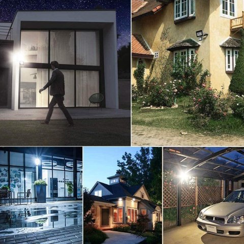 Lampa naświetlacz LED z czujnikiem ruchu i zmierzchu 30W