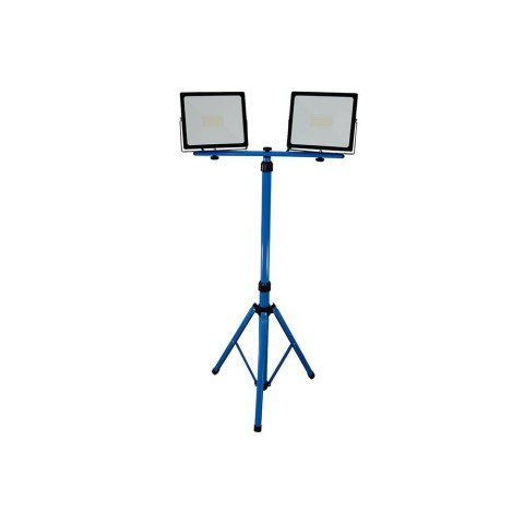 Lampa robocza led 2x50w ip65 statyw 90-172cm zimne światło kabel 3m