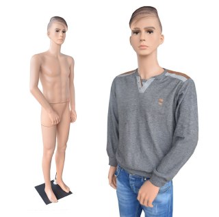 Manekin Wystawowy Pełnopostaciowy Męski 190CM z ugiętą ręka