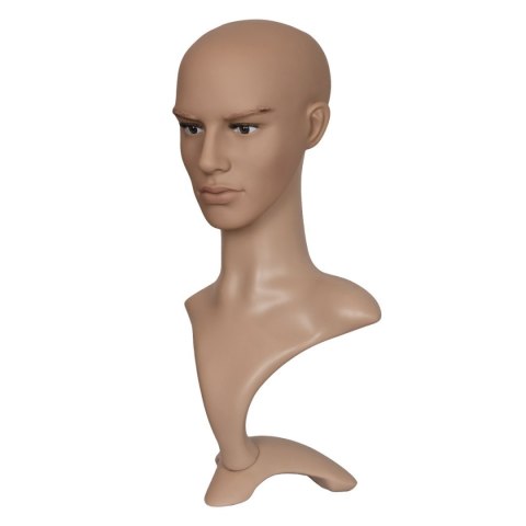 Manekin męska głowa na stojaku 53 cm do peruk biżuterii nakryć głowy Manekin męska głowa na stojaku 53 cm do peruk biżuterii nakryć głowy