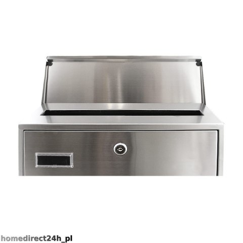 NOWOCZESNA SKRZYNKA NA LISTY STAL INOX Z GAZETNIKIEM METALICZNA SOLIDNA NOWOCZESNA SKRZYNKA NA LISTY STAL INOX Z GAZETNIKIEM METALICZNA SOLIDNA