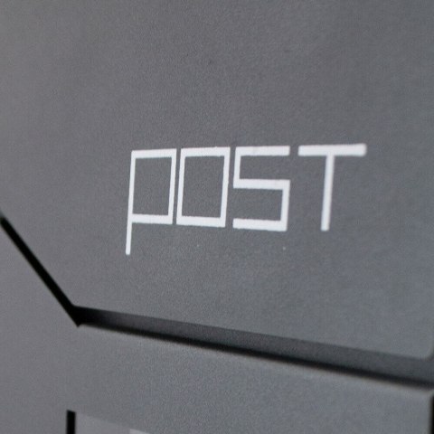 NOWOCZESNA SKRZYNKA POCZTOWA GRAFITOWA NA LISTY POST DESING