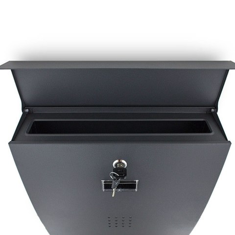 Nowoczesna Skrzynka Na Listy Na艣cienna Metal 345x345 mm Z Klapk膮 Nowoczesna Skrzynka Na Listy Na艣cienna Metal 345x345 mm Z Klapk膮