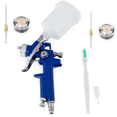 Pistolet natryskowy lakierniczy HVLP 100ml dysze 0,5mm / 0,8mm / 1,0mm Pistolet natryskowy lakierniczy HVLP 100ml dysze 0,5mm / 0,8mm / 1,0mm