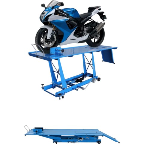 Podnośnik motocyklowy hydrauliczny udźwig do 464kg Regulowany 18-78 cm Podnośnik motocyklowy hydrauliczny udźwig do 464kg Regulowany 18-78 cm
