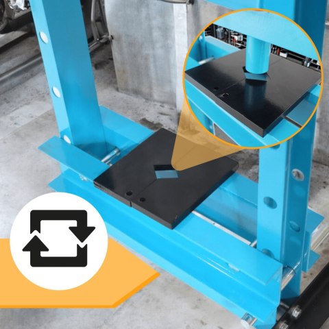 Prasa hydrauliczna 12 ton warsztatowa stalowa regulowana 17-80cm bituxx