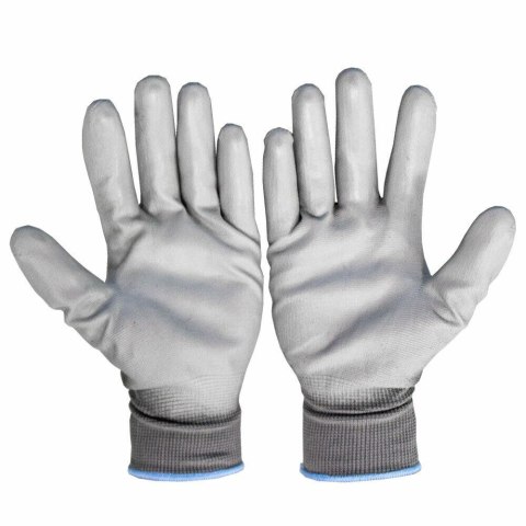 RĘKAWICZKI RĘKAWICE POWŁOKA PU ROBOCZE S-XXL 5 PAR RĘKAWICZKI RĘKAWICE POWŁOKA PU ROBOCZE S-XXL 5 PAR