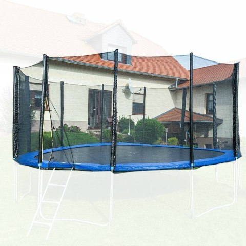 SIATKA OCHRONNA 490CM 16FT 12 SŁUPKÓW ZEWNĘTRZNA SIATKA OCHRONNA 490CM 16FT 12 SŁUPKÓW ZEWNĘTRZNA