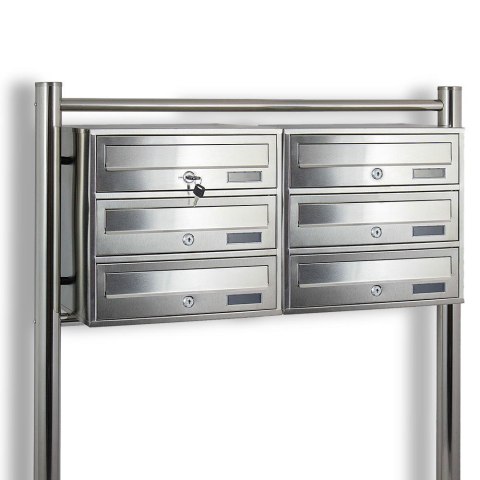 SKRZYNKA POCZTOWA LOKATORSKA 2x3 METALLIC STAL NIERDZEWNA SKRZYNKA POCZTOWA LOKATORSKA 2x3 METALLIC STAL NIERDZEWNA