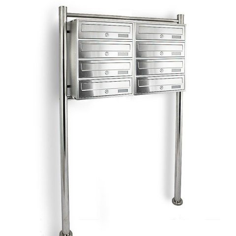 SKRZYNKA POCZTOWA LOKATORSKA 2x4 METALLIC STAL NIERDZEWNA SKRZYNKA POCZTOWA LOKATORSKA 2x4 METALLIC STAL NIERDZEWNA