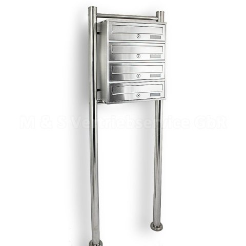 SKRZYNKA POCZTOWA LOKATORSKA 4 METALLIC STAL NIERDZEWNA SKRZYNKA POCZTOWA LOKATORSKA 4 METALLIC STAL NIERDZEWNA