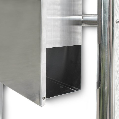 SKRZYNKA POCZTOWA NA LISTY ZE STOJAKAMI STAL INOX SKRZYNKA POCZTOWA NA LISTY ZE STOJAKAMI STAL INOX