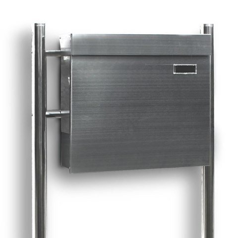 SKRZYNKA POCZTOWA NA LISTY ZE STOJAKAMI STAL INOX SKRZYNKA POCZTOWA NA LISTY ZE STOJAKAMI STAL INOX