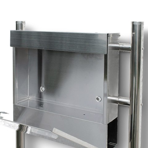 SKRZYNKA POCZTOWA NA LISTY ZE STOJAKAMI STAL INOX SKRZYNKA POCZTOWA NA LISTY ZE STOJAKAMI STAL INOX