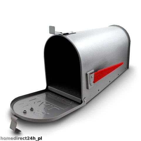 Skrzynka Pocztowa Ameryka艅ska Srebrna USA Mailbox z Uchwytem Monta偶owym Skrzynka Pocztowa Ameryka艅ska Srebrna USA Mailbox z Uchwytem Monta偶owym