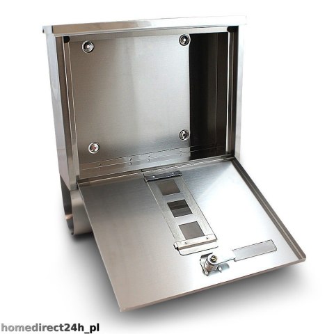 Skrzynka pocztowa na listy z gazetnikiem ze stali inox Skrzynka pocztowa na listy z gazetnikiem ze stali inox
