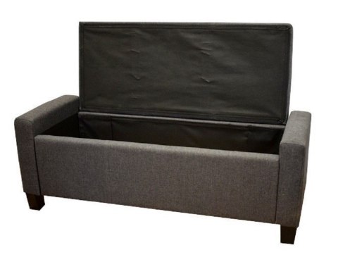 Sofa mała ciemnoszara pufa charlocoal grey Sofa mała ciemnoszara pufa charlocoal grey