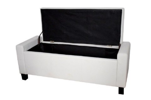Sofa pufa biała eko skóra mała sofa WHITE PU Sofa pufa biała eko skóra mała sofa WHITE PU