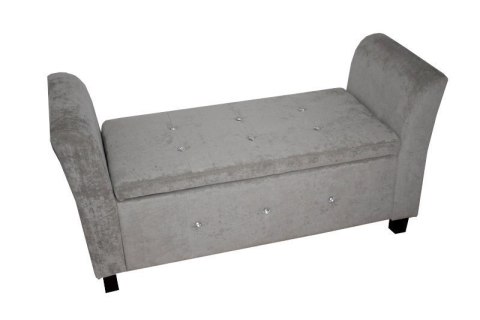 Sofa średnia szara grey chenille z guzikami Sofa średnia szara grey chenille z guzikami