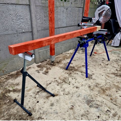 Stojak z rolką regulowany wysokość 680-1080 mm składany solidny Bituxx Stojak z rolką regulowany wysokość 680-1080 mm składany solidny Bituxx