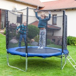 TRAMPOLINA 250 cm + DRABINKA + SIATKA + OSŁONA