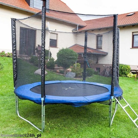 TRAMPOLINA 250 cm + DRABINKA + SIATKA + OSŁONA TRAMPOLINA 250 cm + DRABINKA + SIATKA + OSŁONA